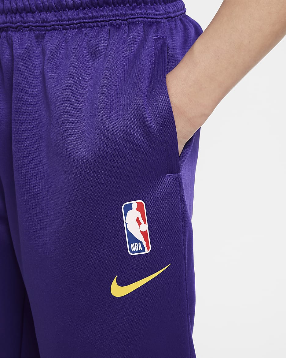 Los Angeles Lakers Spotlight Nike NBA broek met Dri FIT voor kids